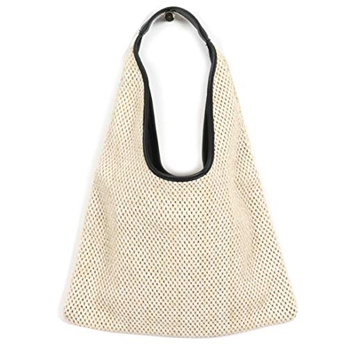 Harewtwy Mode Frauen UmhäNge Wicker Gewebte Stroh Tasche Hand GroßE KapazitäT Tote Weibliche Sommer Strand GeldböRse Beige Harewtwy Mode Frauen UmhäNge Wicker Gewebte Stroh Tasche Hand GroßE KapazitäT Tote Weibliche Sommer Strand GeldböRse Beige von Harewtwy