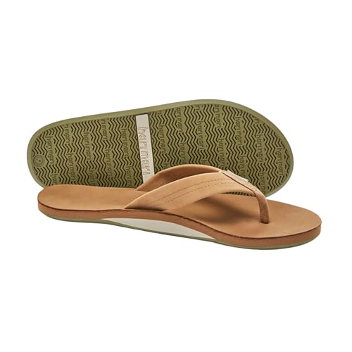 Hari Mari Fields Flip-Flops für Herren aus Nubukleder mit bunter Außensohle, kein Einbrechen, feste Unterstützung des Fußgewölbes, weiche EVA-Zwischensohle und abgeschrägter Rand, um Stolpern zu Hari Mari Fields Flip-Flops für Herren aus Nubukleder mit bunter Außensohle, kein Einbrechen, feste Unterstützung des Fußgewölbes, weiche EVA-Zwischensohle und abgeschrägter Rand, um Stolpern zu von Hari Mari