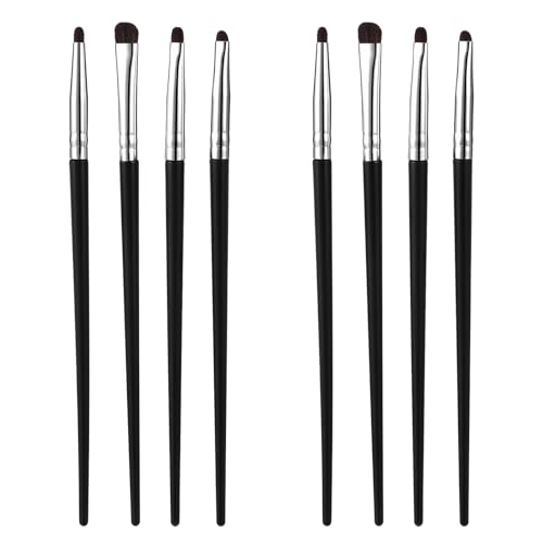 8 Stück Pinselset Makeup,Lidschatten Pinselset, Mehrzweck Makeup Pinsel mit Eyelinerpinsel lidschatten applikator Highlighter Pinsel Concealerpinsel, Schminkpinsel für Make-up Augen, essence(4 Stile) von Hariendny