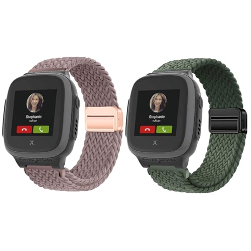 Harikiri 2 Stück Gewebte Magnet Armband Kompatibel mit Xplora Kidzi/XGO2/XGO3/X5 Play, Atmungsaktiv, Verstellbar, Kinderfreundlich für XPLORA Kidzi/X5/XGO 2/XGO 3, Mädchen Jungen Geschenk Harikiri 2 Stück Gewebte Magnet Armband Kompatibel mit Xplora Kidzi/XGO2/XGO3/X5 Play, Atmungsaktiv, Verstellbar, Kinderfreundlich für XPLORA Kidzi/X5/XGO 2/XGO 3, Mädchen Jungen Geschenk von Harikiri