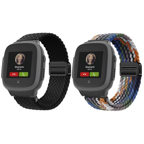 Harikiri 2 Stück Gewebte Magnet Armband Kompatibel mit Xplora Kidzi/XGO2/XGO3/X5 Play, Atmungsaktiv, Verstellbar, Kinderfreundlich für XPLORA Kidzi/X5/XGO 2/XGO 3, Mädchen Jungen Geschenk Harikiri 2 Stück Gewebte Magnet Armband Kompatibel mit Xplora Kidzi/XGO2/XGO3/X5 Play, Atmungsaktiv, Verstellbar, Kinderfreundlich für XPLORA Kidzi/X5/XGO 2/XGO 3, Mädchen Jungen Geschenk von Harikiri