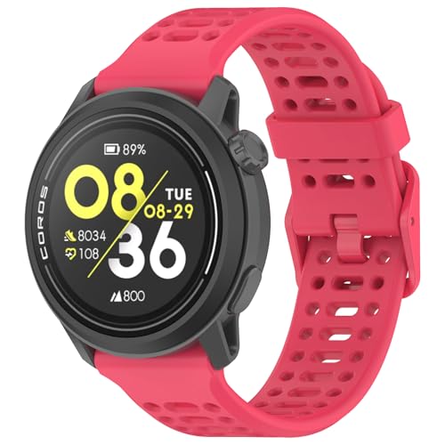 Harikiri 22mm Silikon Armband mit COROS PACE 3 / COROS APEX 2 PRO/COROS APEX PRO/COROS APEX 46mm für Männer und Frauen von Harikiri