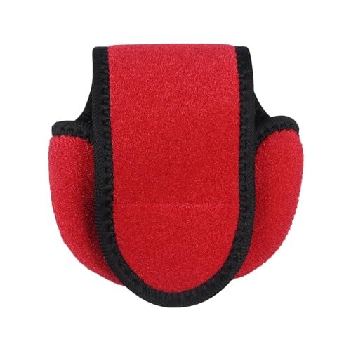 Harilla Angelrolle Schutzhülle Carry Lagerung Tasche Wasserdicht Kratzfest Protector Tackle Organizer Angelrolle Tasche Beutel, Rot von Harilla