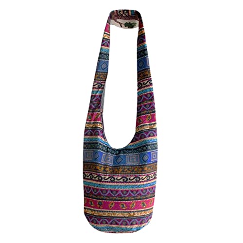 Harilla Bags Geldbörsen Umhängetasche Umhängetasche Tragetasche Tourist Hippie Reißverschluss Handtasche Tasche Hipster Bohemian für Lady, Mehrfarbig von Harilla