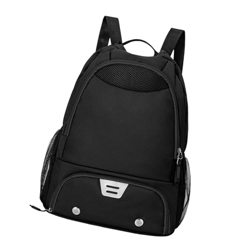 Harilla Basketball-Rucksack mit Kordelzug, Sport-Sporttasche mit großem Fassungsvermögen, Reißverschluss, Basketball-Aufbewahrungstasche für Rugby, Ball, Schwarz Harilla Basketball-Rucksack mit Kordelzug, Sport-Sporttasche mit großem Fassungsvermögen, Reißverschluss, Basketball-Aufbewahrungstasche für Rugby, Ball, Schwarz von Harilla