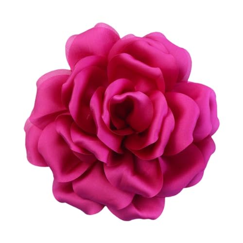 Harilla Blumenbrosche im Knopfloch, Elegante 10 cm große Rosenbrosche, Ansteckblume für Hochzeit, Tanzparty, Bankett, Kleidung, Zubehör, Schmuck, Geschenke, Rose Rot Harilla Blumenbrosche im Knopfloch, Elegante 10 cm große Rosenbrosche, Ansteckblume für Hochzeit, Tanzparty, Bankett, Kleidung, Zubehör, Schmuck, Geschenke, Rose Rot von Harilla