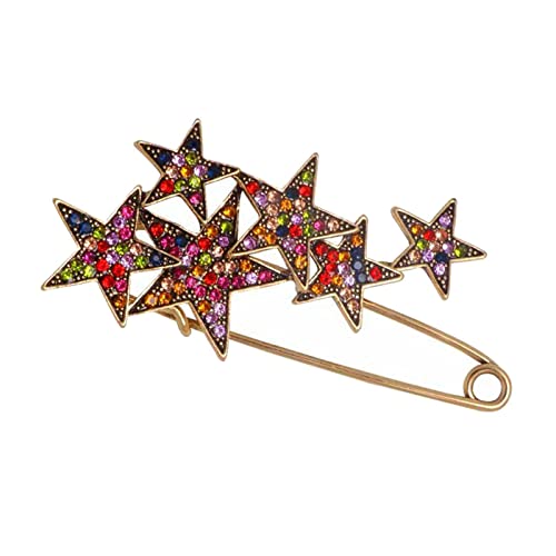 Harilla Broschen Pins Ausschnitt Künstliche Pins Luxus Schöne Glitzer Modeschmuck für Ornament Kleider Frauen Taschen Geschenke von Harilla