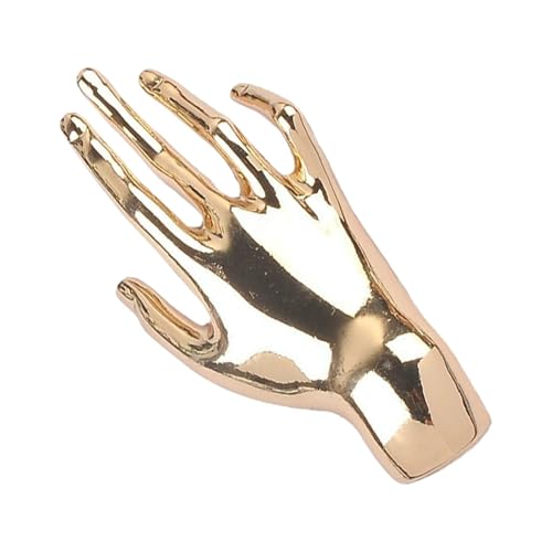 Harilla Damen-Brosche, Pullover-Brosche, rechtes Hand-Design, modisches Metall, leicht, Elegantes Ornament für Kleidung, Bluse, Schal, Hemd, Gold Harilla Damen-Brosche, Pullover-Brosche, rechtes Hand-Design, modisches Metall, leicht, Elegantes Ornament für Kleidung, Bluse, Schal, Hemd, Gold von Harilla