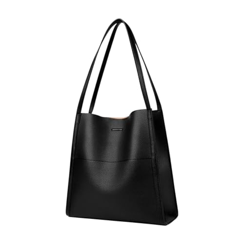 Harilla Damen Schulter Tasche Einkaufstasche Trendy Hobo Tasche für den Urlaub, Schwarz von Harilla