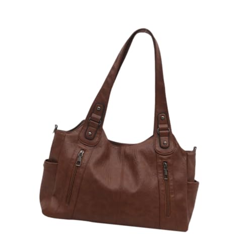 Harilla Damen Umhängetasche Stilvolle Satchel Crossbody Tasche für Die Datierung des Urlaubs Im Freien, Braun von Harilla