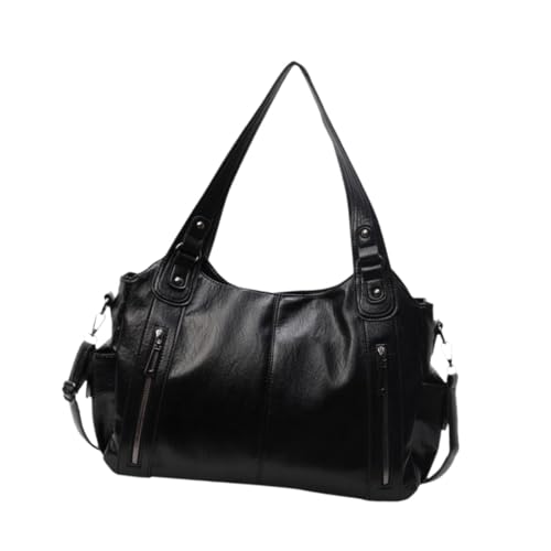 Harilla Damen Umhängetasche Stilvolle Satchel Crossbody Tasche für Die Datierung des Urlaubs Im Freien, Schwarz von Harilla