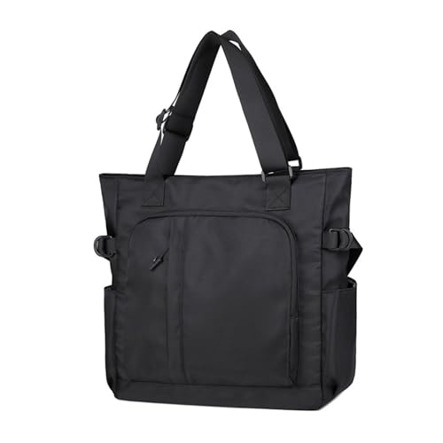 Harilla Einkaufstasche, Hand-Schultertasche, Einkaufstasche für Computer, Laptop, Business, Pendler, Reisen, Schwarz von Harilla
