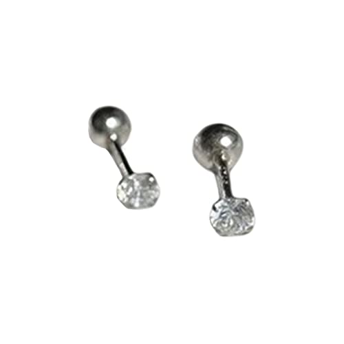 Harilla Elegante Barbell Ohrringe für festliche Anlässe, 3MM von Harilla