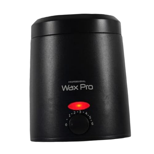 Harilla Elektrischer Wachserhitzer, Wachsmaschine, leicht, 200 ml, Hartwachs-Schmelztiegel, Heißwachserhitzer, Zubehör für Damen und Herren, Schwarz von Harilla