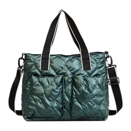 Harilla Frauen Crossbody Tasche Schultertasche Handtasche aus Robustem Polyester mit Vielseitigem Einsatzbereich für Arbeit Shopping Treffen Freizeit, Grün von Harilla