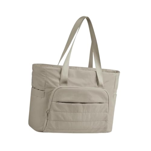 Harilla Frauenhandtaschen -Laptop -Einkaufstasche mit Matte tragbar mit Reißverschluss, die für Business Trip Holiday Dating resistent sind, Khaki von Harilla