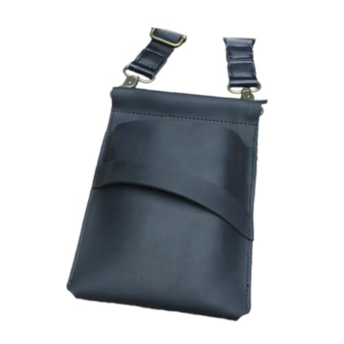 Harilla Friseur Schere Taschenschere Halter mit Schultergurtbeutel Organizer Haarschneidwerkzeughaltertasche für Salon -Friseure, Schwarz von Harilla