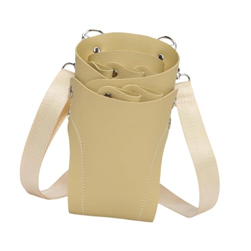 Harilla Friseur Schiss Tailentasche Friseur Tailentasche tragbarer PU Barber Werkzeug Organizer Beutel für Friseur Friseur, Gelb von Harilla