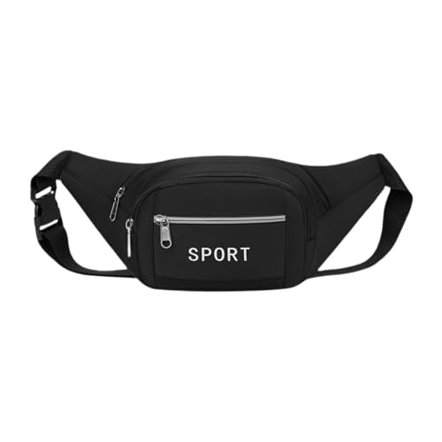 Harilla Gürteltasche für Herren, Gürteltasche, verstellbare, Moderne Umhängetasche, Gürteltasche für Lauftraining, Outdoor-Sport, Wandern, Radfahren, Schwarz Harilla Gürteltasche für Herren, Gürteltasche, verstellbare, Moderne Umhängetasche, Gürteltasche für Lauftraining, Outdoor-Sport, Wandern, Radfahren, Schwarz von Harilla