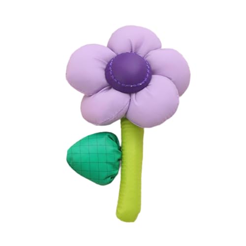 Harilla Knoten Handgelenk Tasche Frauen Handgemachte Mode Weibliche Stricken Geldbörse Süße Blume Stricken Handtasche, Only PurpleAccessoire von Harilla