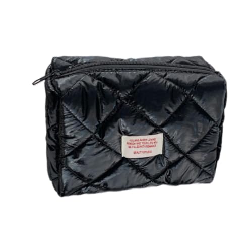 Harilla Kosmetiktasche für Damen, Make-up-Tasche, tragbarer Aufbewahrungskoffer, lässiger Organizer, Kulturbeutel, Tragetasche für Reisen, Camping, Schwarz Harilla Kosmetiktasche für Damen, Make-up-Tasche, tragbarer Aufbewahrungskoffer, lässiger Organizer, Kulturbeutel, Tragetasche für Reisen, Camping, Schwarz von Harilla