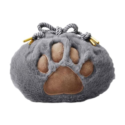 Harilla Make -up -Wasch -Organisator Beutel Süßes Kapazitäts -Kordelmake -up -Organisator Kosmetiktasche für Mädchen Frauen Familienfreunde, Grau von Harilla