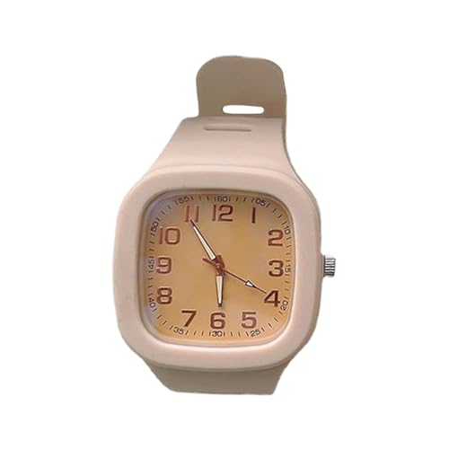 Harilla Minimalistische Uhr, elektronische Uhr, Elegante lässige Analoguhr, Armbanduhr für Kinder, Männer, Frauen, Frauen, Männer, Mädchen, Jungen, Hell-Pink von Harilla