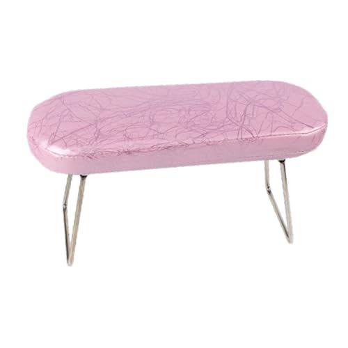 Harilla Salon Nagelkunst Handruhe faltbare Maniküre Handgelenk Arm Kissen Salon Handruhige Nagel Tischstation für Home Nagel Anfänger, Rosa von Harilla