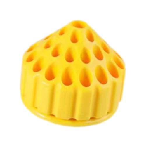 Harilla Schnitzwerkzeug Bithalter Schleifen Kopfregal Organisieren Sie Garagen Bit Display Nail Art Organizer Halter für Nagel Salon, Gelb von Harilla