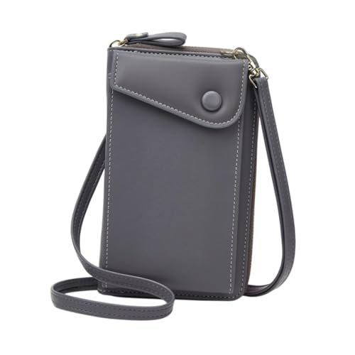 Harilla Small Crossbody Bag Reißverpackung Mehrzweck vielseitiger Mode lässige Schultertasche, Dunkelgrau von Harilla