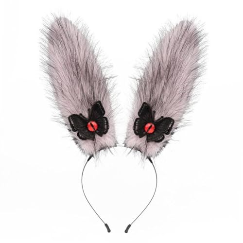 Harilla Stirnband niedliche Cosplay -Requisite Tier Ohren Stirnband für Urlaub Weihnachten, Rosa von Harilla