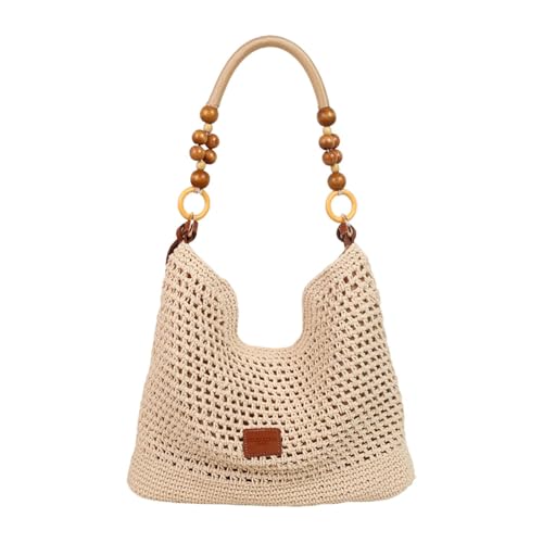 Harilla Strand Sommertasche Handtasche Reise Urlaub Tasche für Mädchen Einkaufsgeschenk Frau Party Party, Braun von Harilla