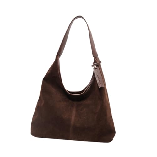 Harilla Tragetasche für Damen, Umhängetasche, Wildledertasche für Arbeit, Dating, Pendeln, Party, Reisen, Kaffee von Harilla