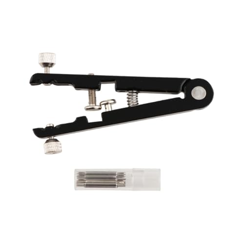 Harilla Uhrenfederstegzange, Uhrenreparaturzubehör, Zubehör, Federstegpinzette, Zange, professionell für Männer und Frauen, Uhrmacher, Zuhause, Schwarz Harilla Uhrenfederstegzange, Uhrenreparaturzubehör, Zubehör, Federstegpinzette, Zange, professionell für Männer und Frauen, Uhrmacher, Zuhause, Schwarz von Harilla