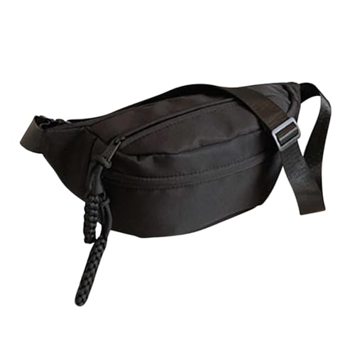 Harilla Umhängetasche, Brusttasche, Sport, Hüfttasche, Schultertasche, Gürteltasche für Radfahren, Wandern, Training, Camping, Schwarz von Harilla