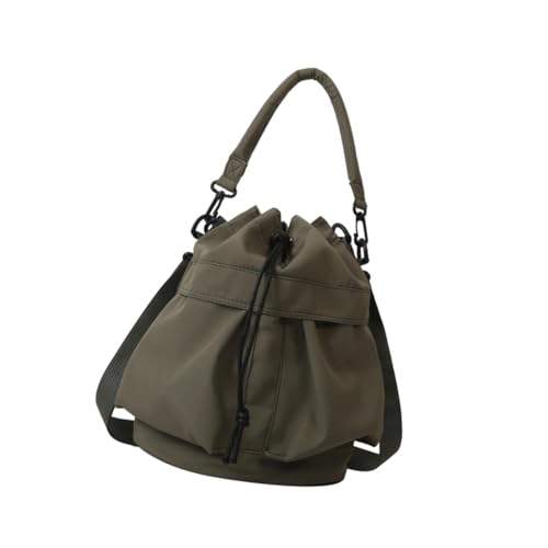 Harilla Umhängetasche für Damen mit Kordelzug, leicht, Schultertasche für die Arbeit, Einkaufen, GRÜN von Harilla