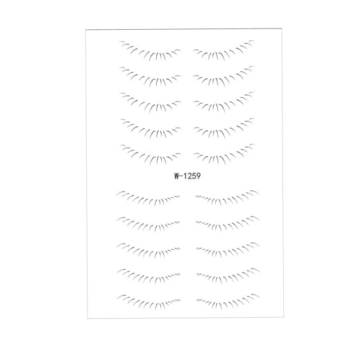 Harilla Untere Wimpernaufkleber, tragbarer Patch, 3D-Wimpernverlängerungsstreifen, falsche Wimpern für Reisen, Cosplay, Outdoor, Stil b von Harilla