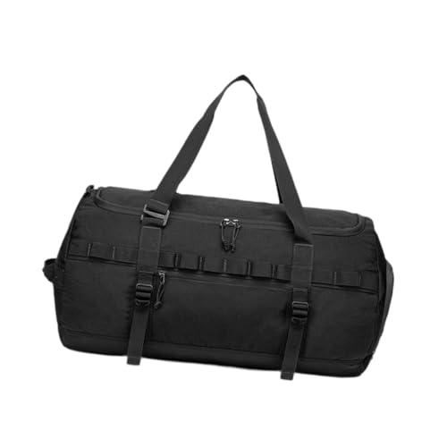 Reisetaschen Sportrucksack Wasserdichter Mehrzweck-Rucksack in großer Größe Outdoor-Rucksack für Rucksackreisen über Nacht Männer Weekender, Schwarz von Harilla