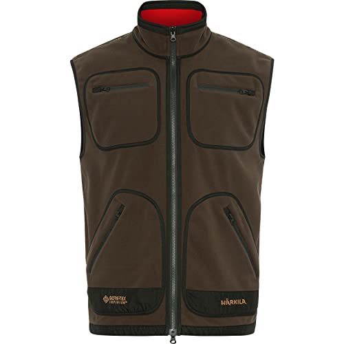 Härkila | Kamko fleece waistcoat | Professionelle Jagd Kleidung & Jagd Zubehör für Herren & Damen | Skandinavische Qualität Made to Last | Brown/Red, L von Härkila