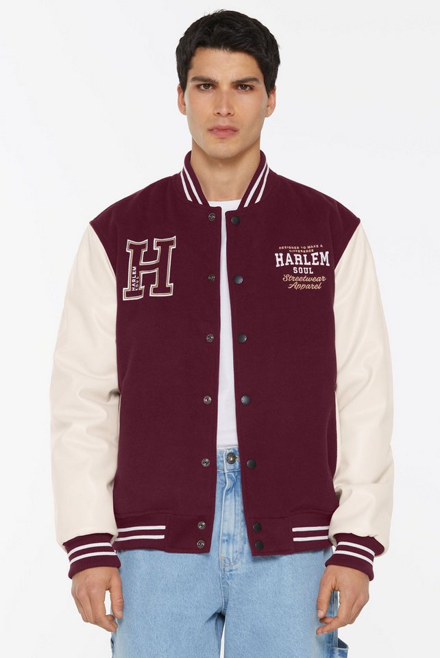 Harlem Soul Collegejacke mit Stickerei von Harlem Soul
