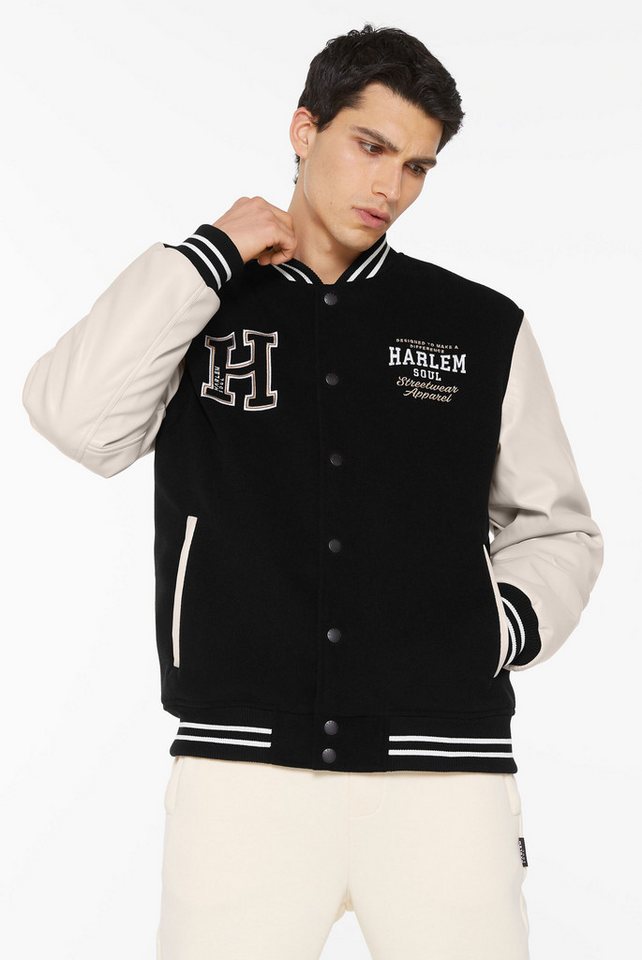 Harlem Soul Collegejacke mit Stickerei von Harlem Soul