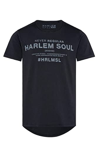 HARLEM SOUL Herren GE-NT T-Shirt Urban Style Black L von HARLEM SOUL