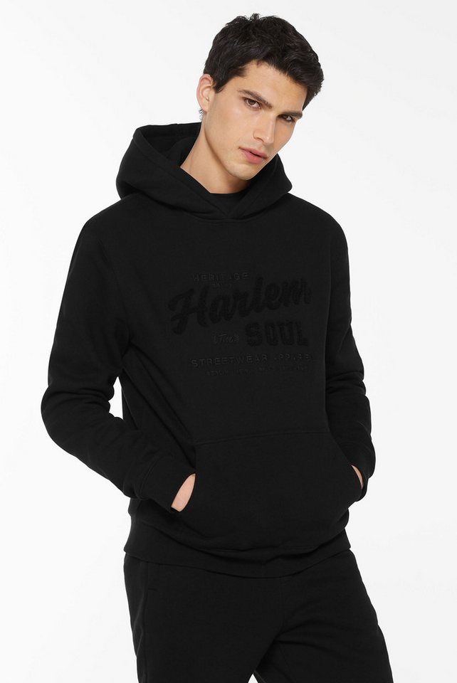 Harlem Soul Kapuzensweatshirt mit Frottee Lettern von Harlem Soul
