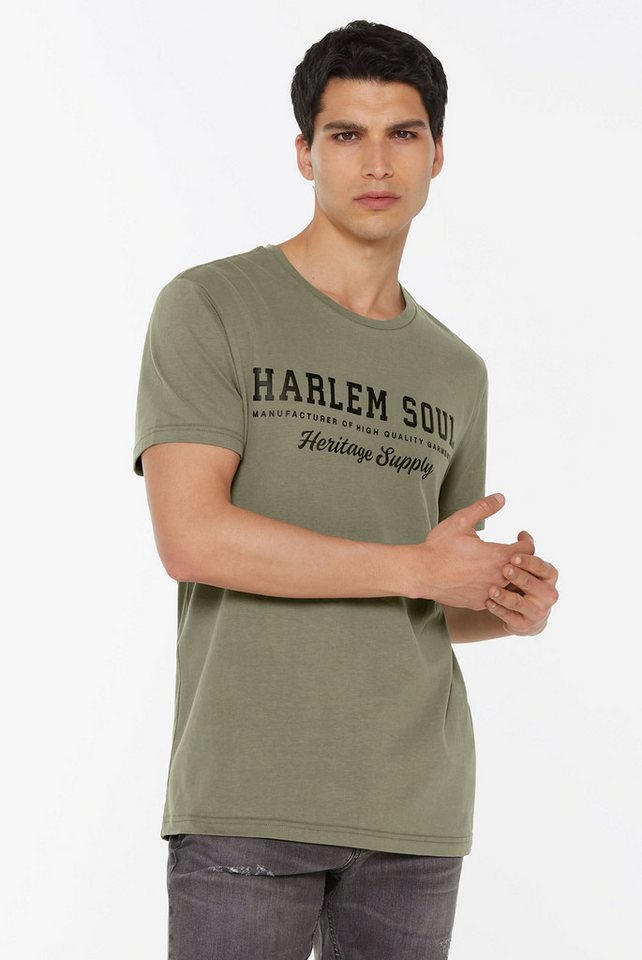 Harlem Soul Rundhalsshirt aus Baumwolle von Harlem Soul