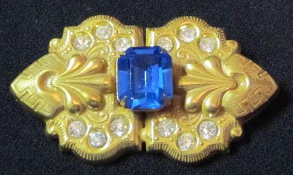 Miriam Haskell Gold Brosche Miriam Haskell Gold Brosche von HarlemAnnex