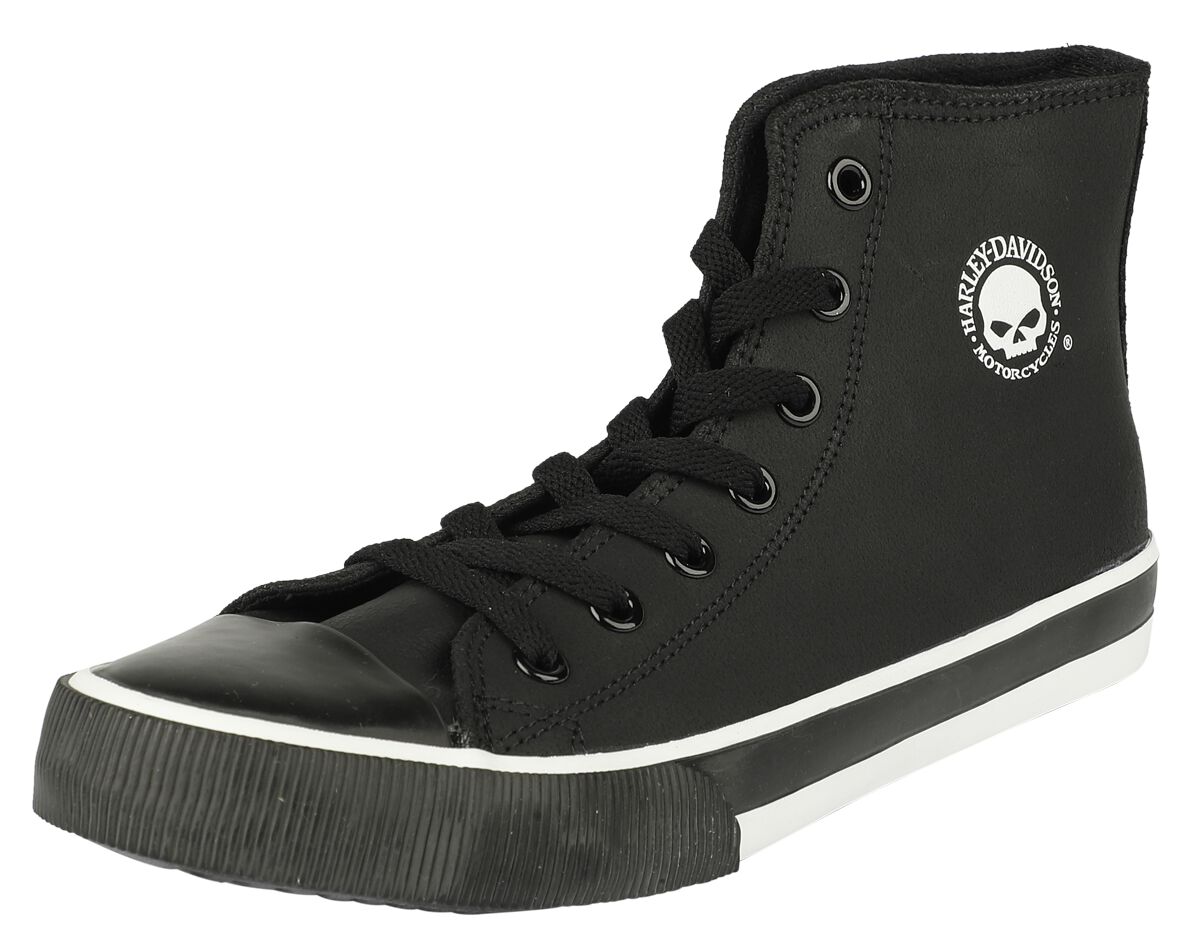 Harley-Davidson Baxter Black Sneaker high schwarz in EU40 von Harley-Davidson