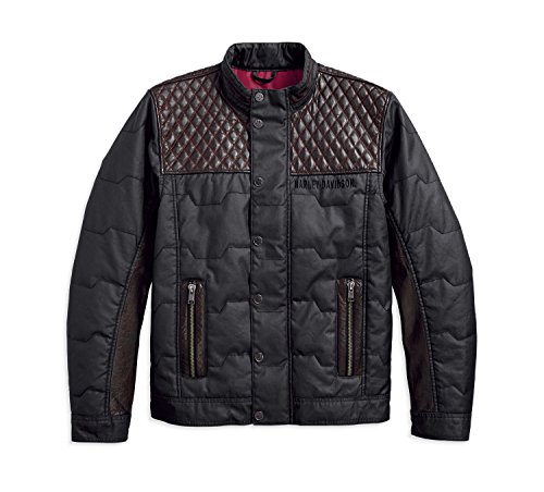 Harley-Davidson Jacke mit Lederakzenten, XXL von Harley-Davidson