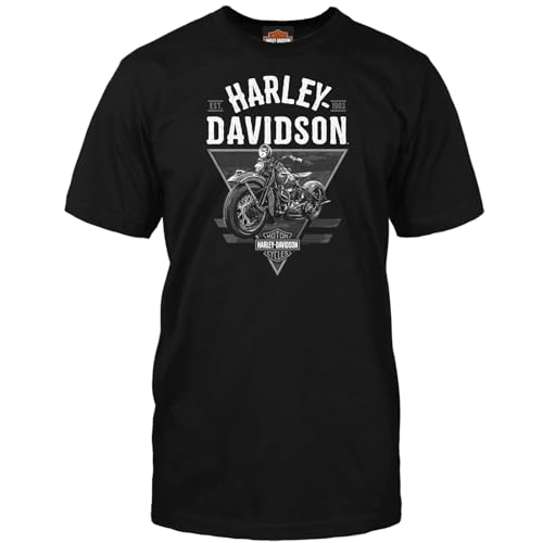 Harley-Davidson Militär - Herren T-Shirt Schwarz - USAG Stuttgart | Die Klassiker, Schwarz, L von Harley-Davidson