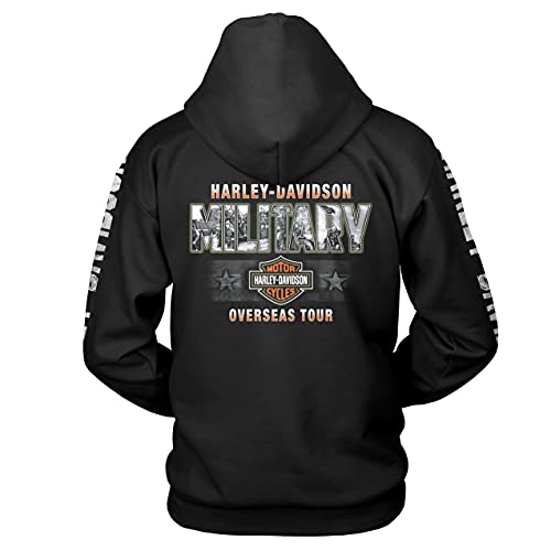 Harley-Davidson Military Graphic Pullover Hooded Sweatshirt - Military Collage | Epic von Harley-Davidson