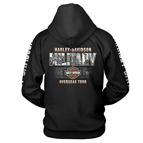 Harley-Davidson Military Graphic Pullover Hooded Sweatshirt - Military Collage | Epic von HARLEY-DAVIDSON
